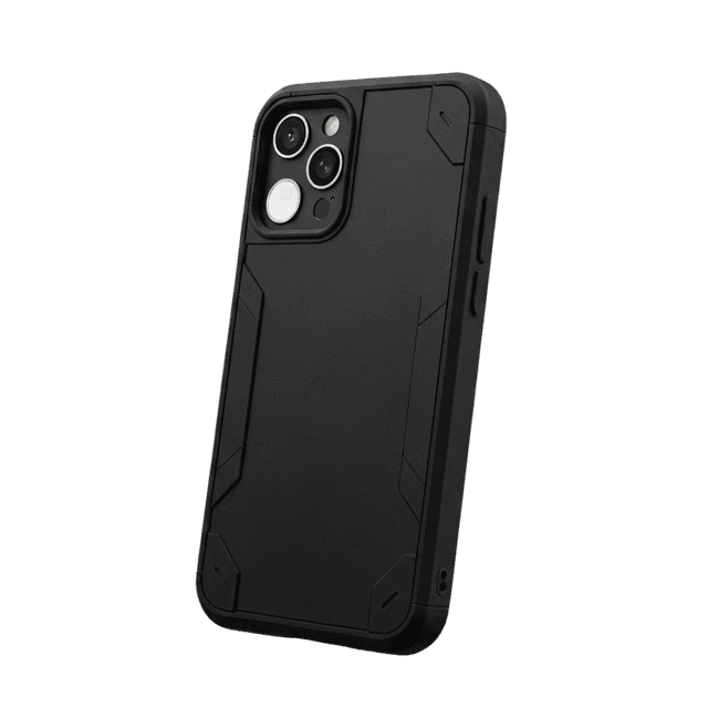 Black rugged phone case